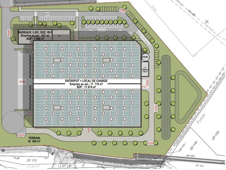 Industriel/Logistique dans Mionnay à vendre - Plan d’étage – Image 2 sur 2