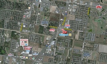 Highway 281 & Canton Rd, Edinburg, TX - VUE AÉRIENNE  vue de carte