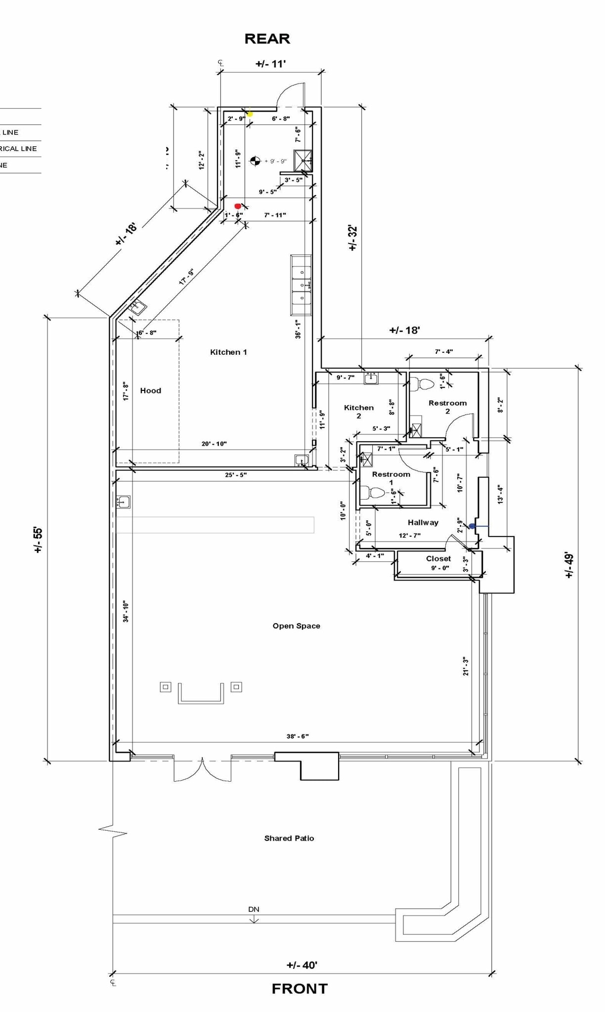 5th St, Charlottesville, VA à louer Plan d’étage– Image 1 sur 1