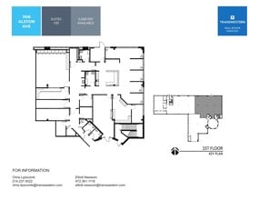 1106 Alston Ave, Fort Worth, TX à louer Plan d’étage– Image 1 sur 1
