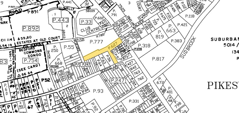 1330 Reisterstown Rd, Pikesville, MD à louer - Plan cadastral – Image 3 sur 3