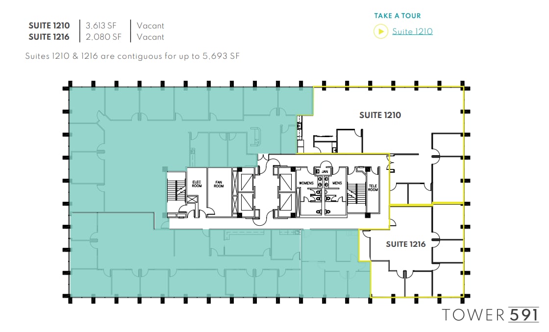 591 Camino de la Reina, San Diego, CA à louer Plan d’étage– Image 1 sur 1