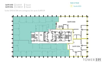 591 Camino de la Reina, San Diego, CA à louer Plan d’étage– Image 1 sur 1