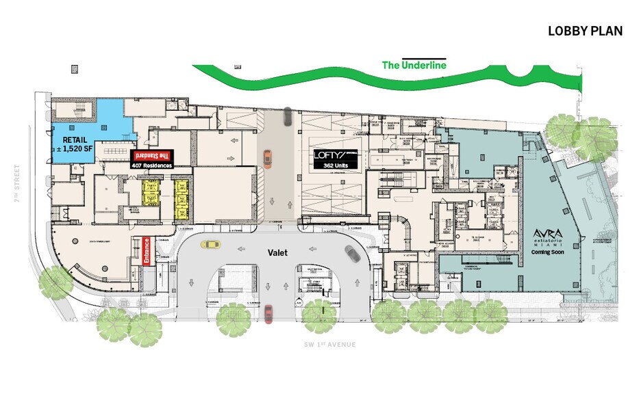 690 SW 1st Ave, Miami, FL à louer - Plan de site – Image 2 sur 6