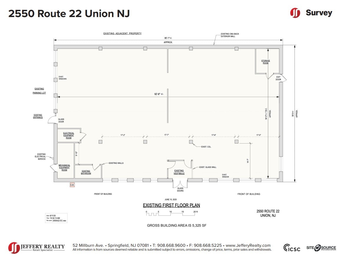 2550 US Highway 22 E, Union, NJ à louer Plan d’étage– Image 1 sur 1