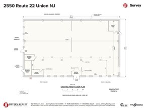 2550 US Highway 22 E, Union, NJ à louer Plan d’étage– Image 1 sur 1