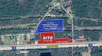 Plus de détails pour I-10 & Jerry Raymond Rd, Wallisville, TX - Terrain à vendre