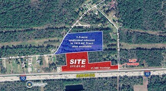 Plus de détails pour I-10 & Jerry Raymond Rd, Wallisville, TX - Terrain à vendre