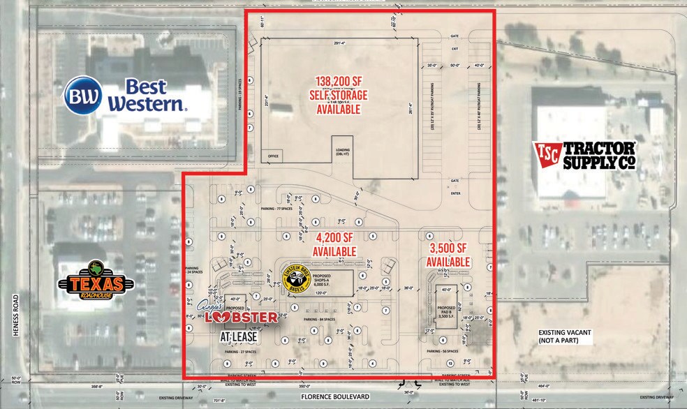 E/NEC Florence Blvd & Henness Rd, Casa Grande, AZ à louer - Photo de l’immeuble – Image 1 sur 2