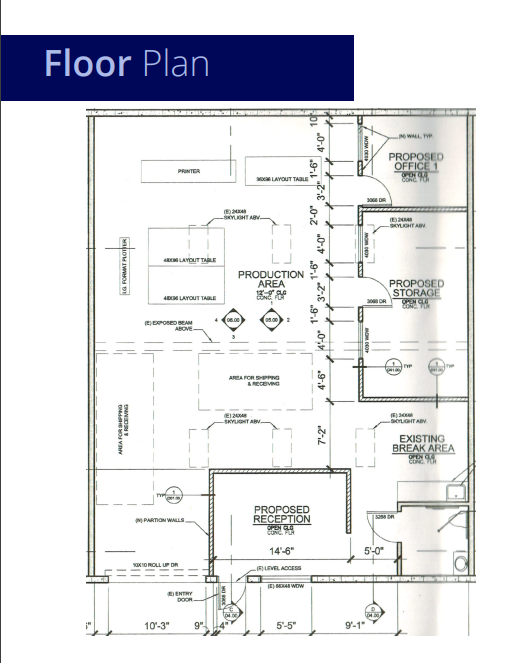 164-172 W Providencia Ave, Burbank, CA à louer Plan d’étage– Image 1 sur 5
