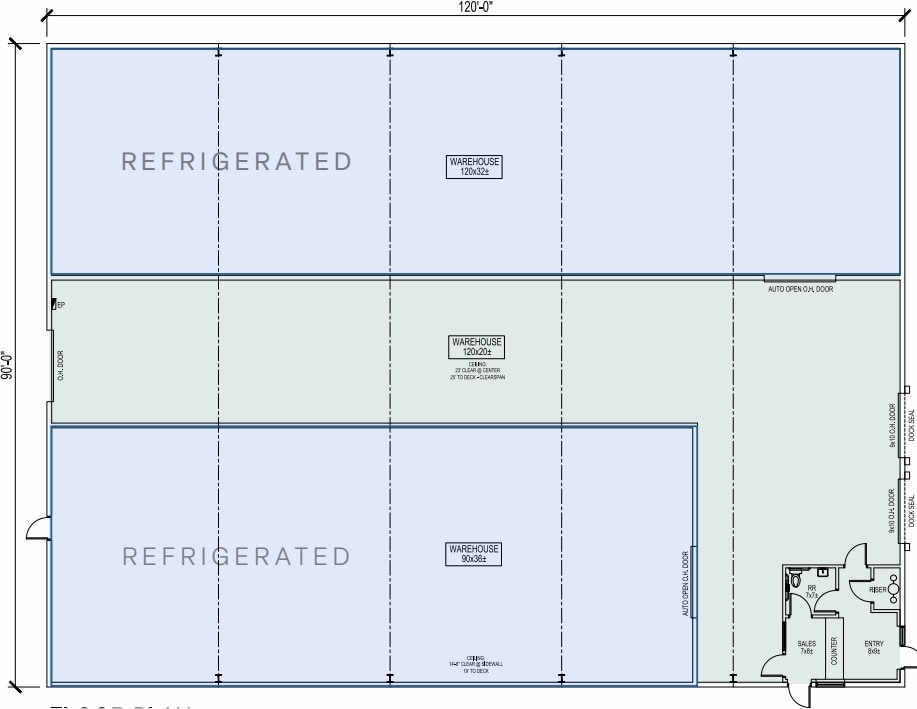 515 Mills Rd, Garland, TX à louer Plan d’étage– Image 1 sur 3