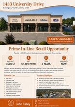 1433 University Dr, Burlington, NC à louer Photo intérieure– Image 1 sur 1