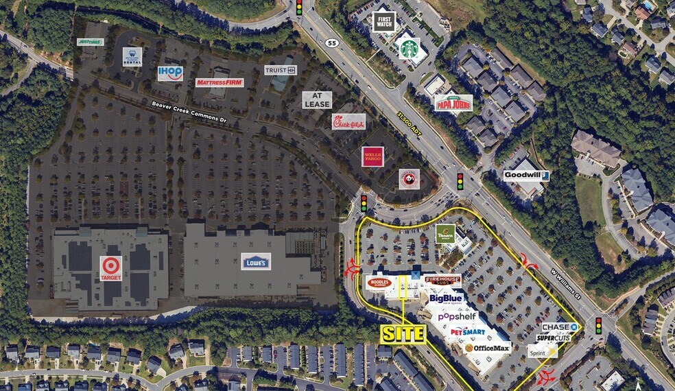 1335 W Williams St S, Apex, NC à louer - Aérien – Image 1 sur 5