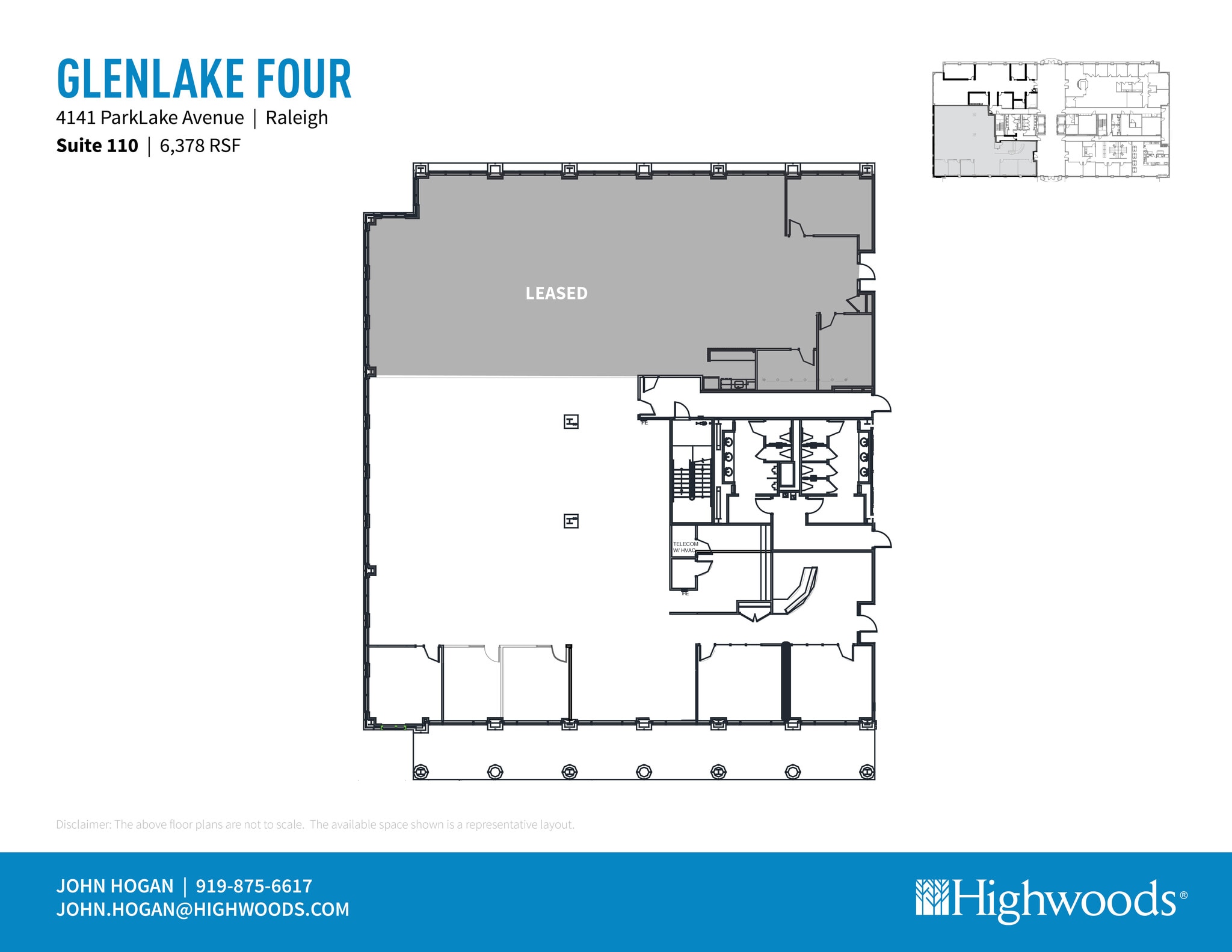 4141 Parklake Ave, Raleigh, NC à louer Plan d’étage– Image 1 sur 1