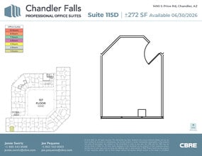 1490 S Price Rd, Chandler, AZ à louer Plan d’étage– Image 1 sur 2