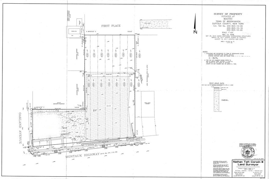 1443 Montauk Hwy, Mastic, NY à vendre - Plan de site – Image 2 sur 2