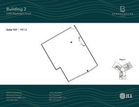 2333 Waukegan Rd, Bannockburn, IL à louer Plan d’étage– Image 1 sur 1