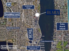 1100 25th St, West Palm Beach, FL - VUE AÉRIENNE  vue de carte