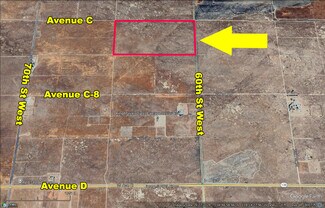 Plus de détails pour SWC 60th St West & Avenue C, Lancaster, CA - Terrain à vendre