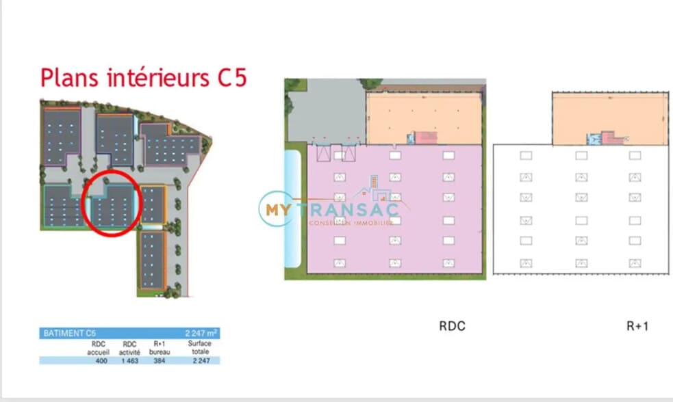 Local d'activités dans Montereau-sur-le-Jard à vendre - Plan d’étage – Image 1 sur 9