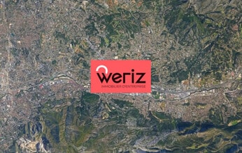 Marseille, BDR - VUE AÉRIENNE vue de carte