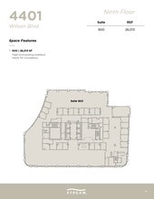 4401 Wilson Blvd, Arlington, VA à louer Plan d’étage– Image 1 sur 1