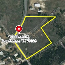 102 Ernst rd, Jourdanton, TX - Vue aérienne  vue de carte