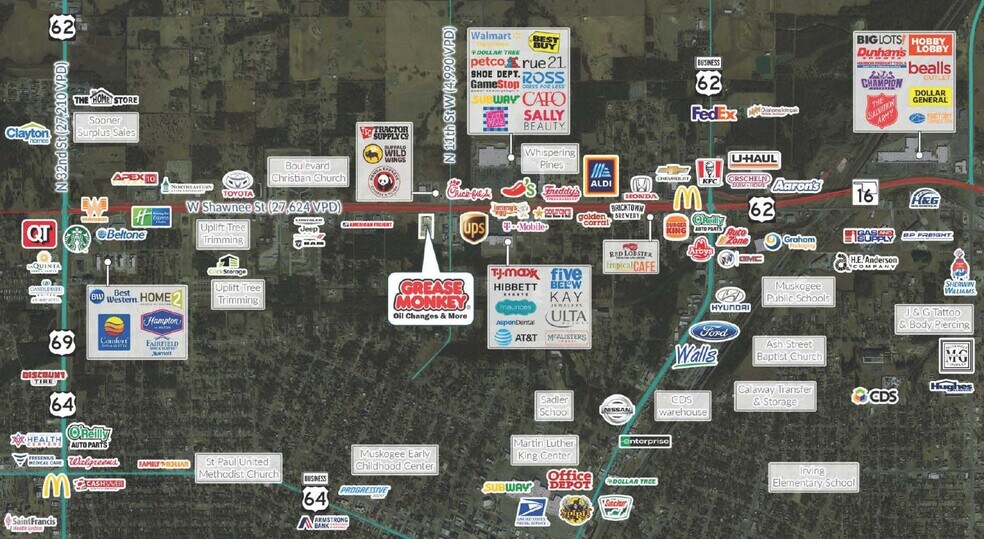 1107-1111 W Shawnee St, Muskogee, OK à vendre - Photo de l’immeuble – Image 3 sur 58