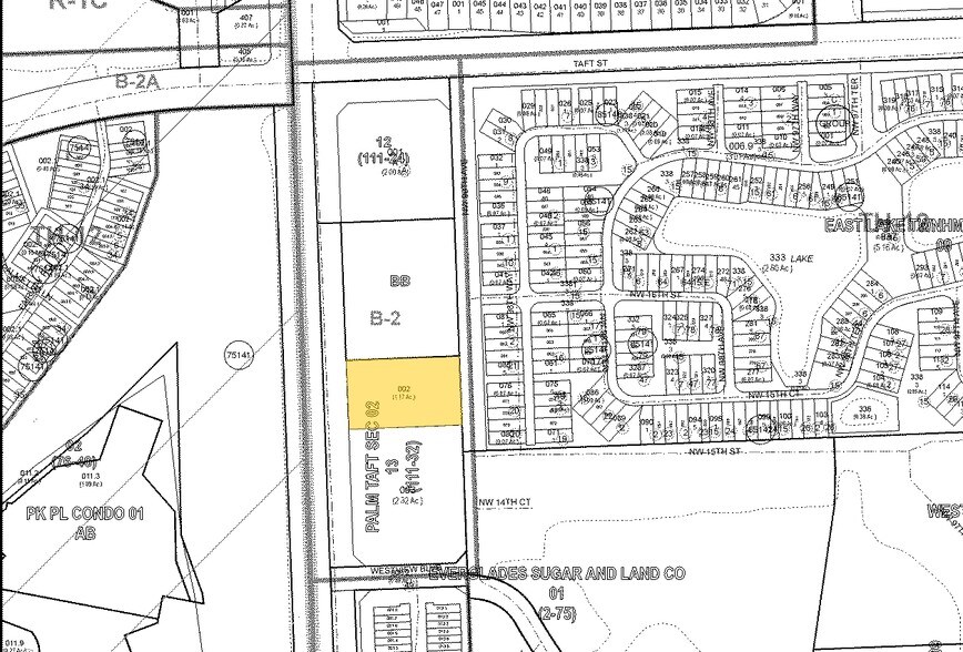 1501-1571 N Palm Ave, Pembroke Pines, FL à louer - Plan cadastral – Image 2 sur 7