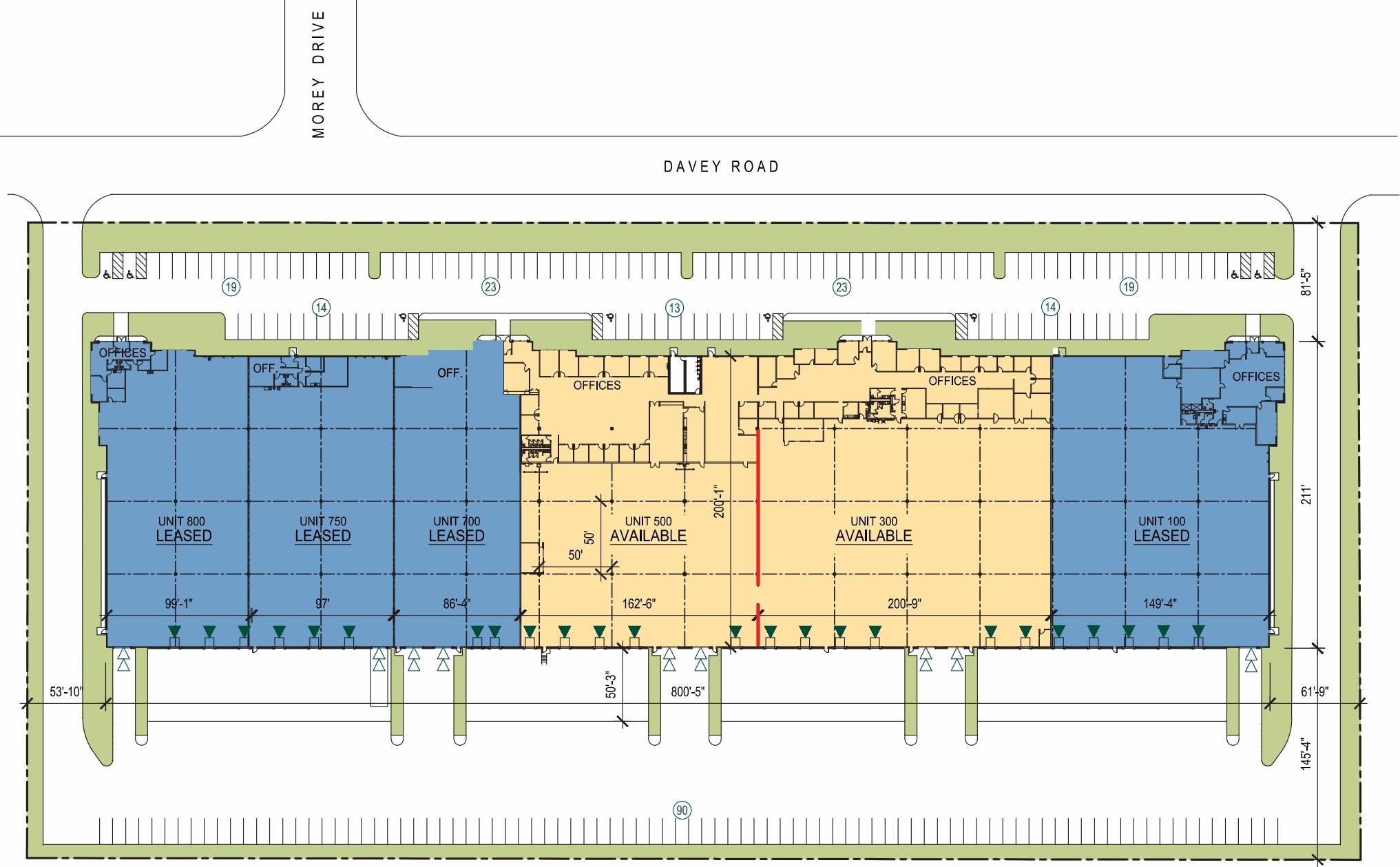 1401 Davey Rd, Woodridge, IL à louer Plan de site– Image 1 sur 2