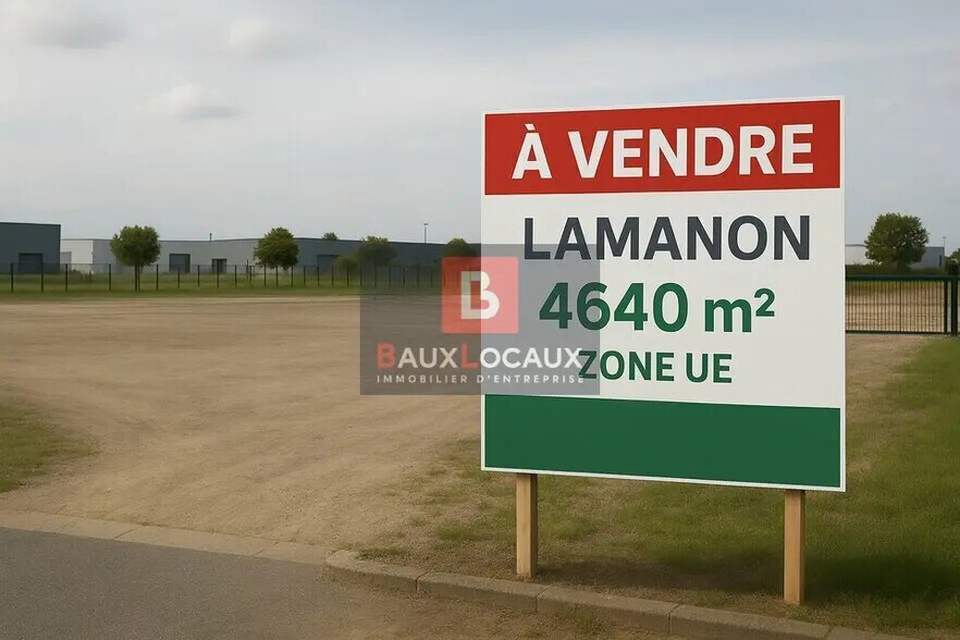 Terrain dans Lamanon à vendre - Plan de site – Image 3 sur 3
