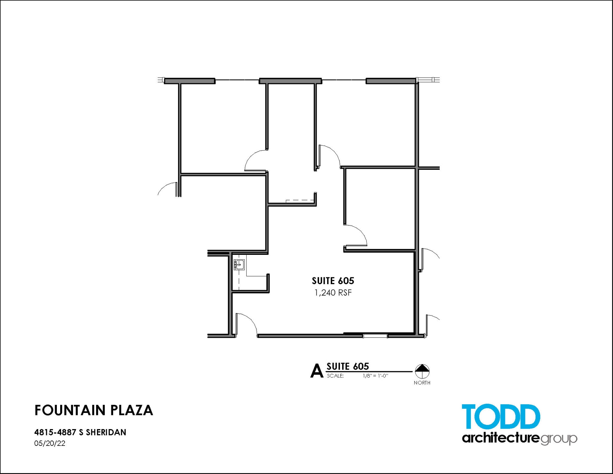 4815-4821 S Sheridan Rd, Tulsa, OK à louer Plan d’étage– Image 1 sur 2
