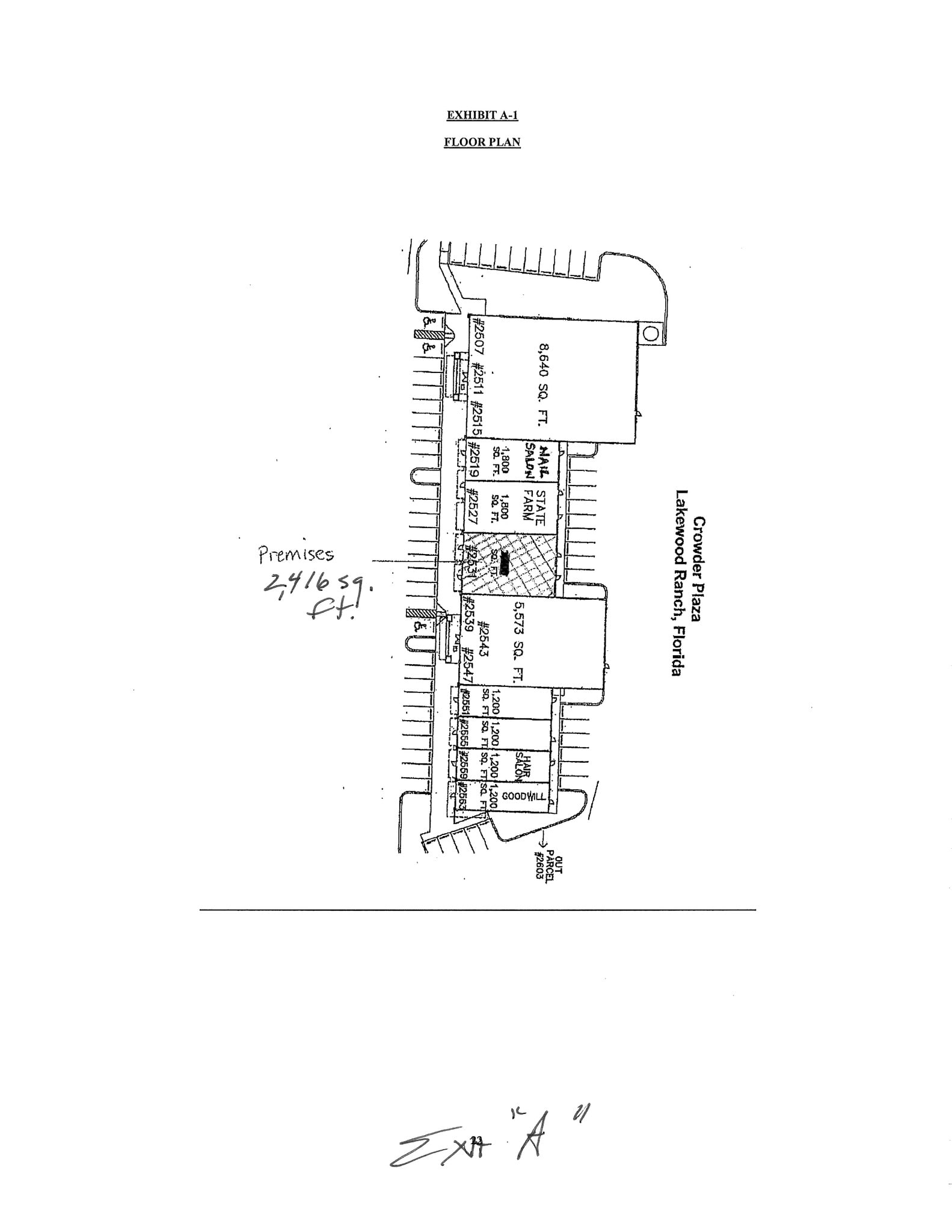 2505 Lakewood Ranch Blvd, Lakewood Ranch, FL à louer Plan de site– Image 1 sur 8