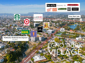 301-343 N Glendale Blvd, Los Angeles, CA - VUE AÉRIENNE  vue de carte