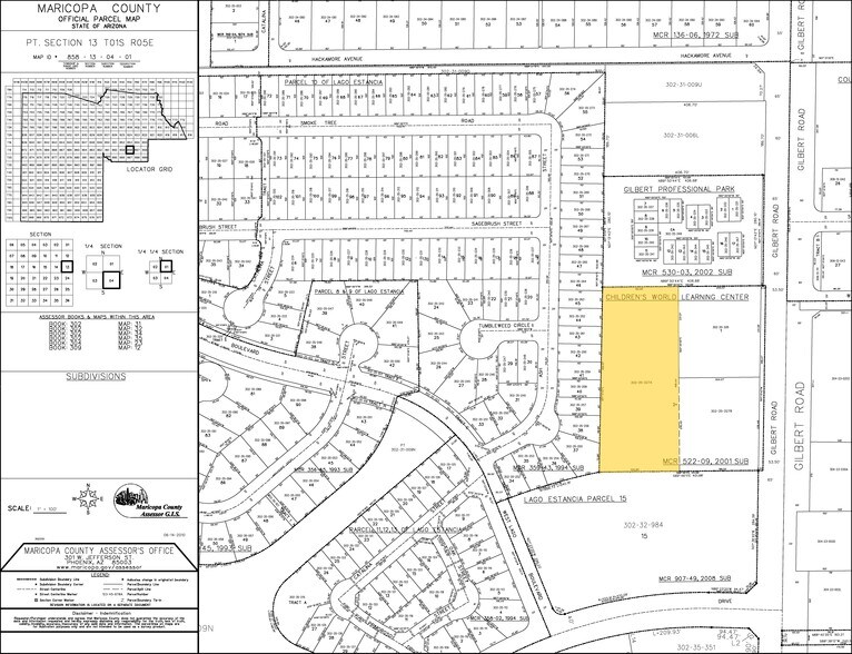 538 S Gilbert Rd, Gilbert, AZ à louer - Plan cadastral – Image 2 sur 4