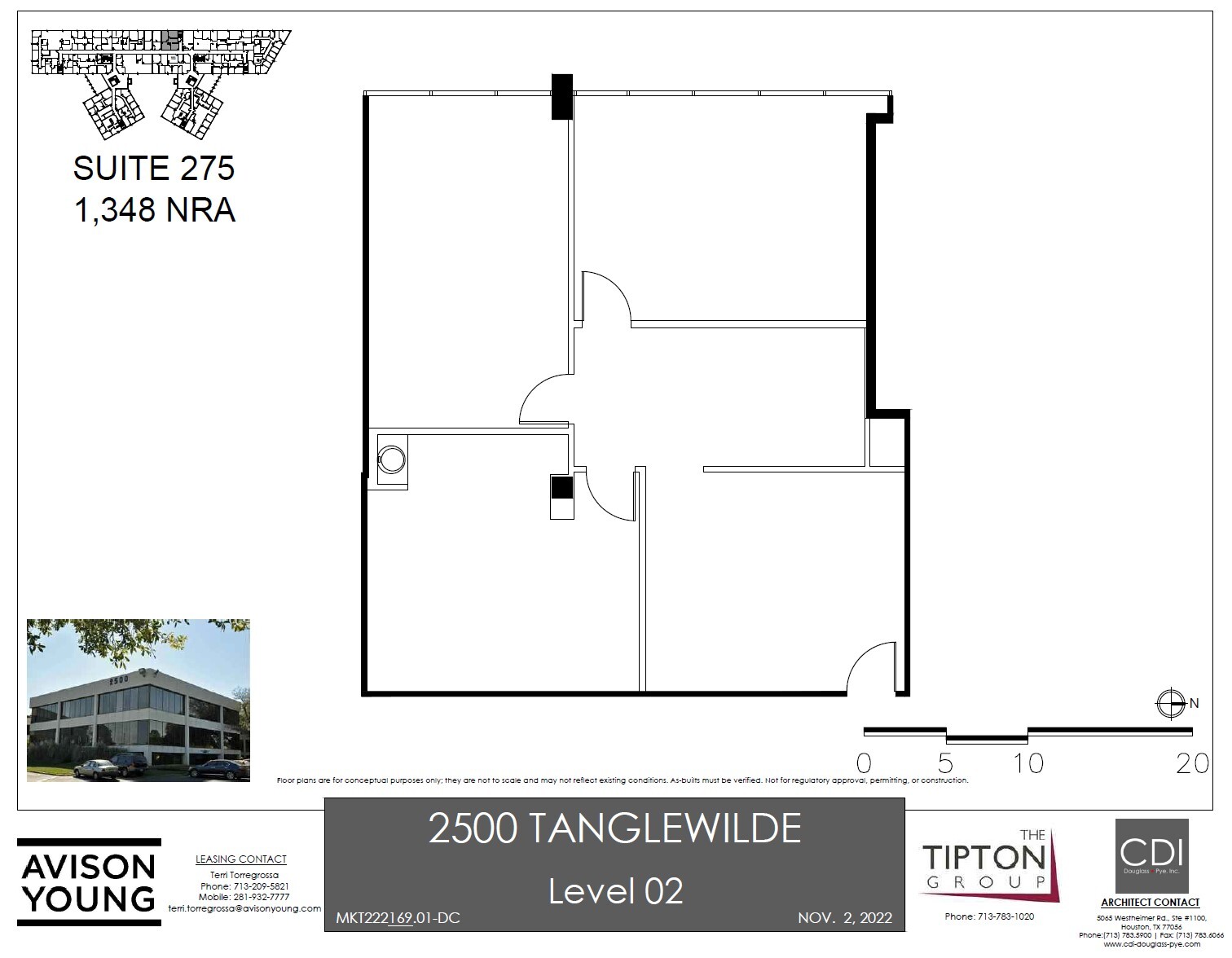 2500 Tanglewilde St, Houston, TX à louer Plan d’étage– Image 1 sur 1