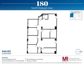 180 N Wabash Ave, Chicago, IL à louer Plan d’étage– Image 1 sur 7