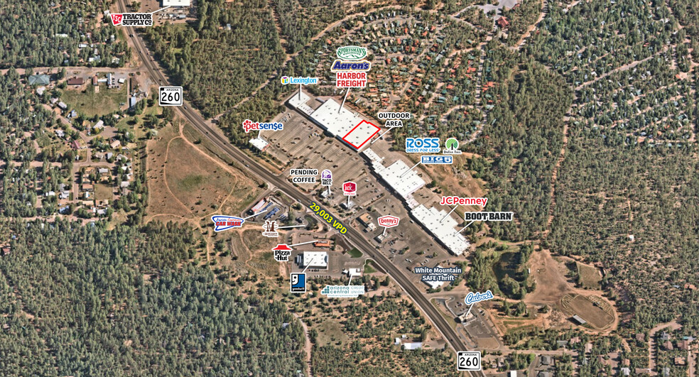 4411-4421 S White Mountain Rd, Show Low, AZ à louer - Photo de l’immeuble – Image 1 sur 6