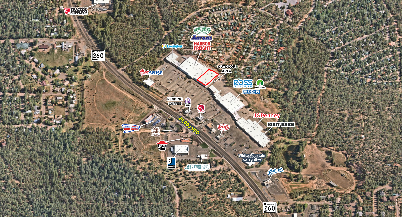 4411-4421 S White Mountain Rd, Show Low, AZ à louer Photo de l’immeuble– Image 1 sur 7