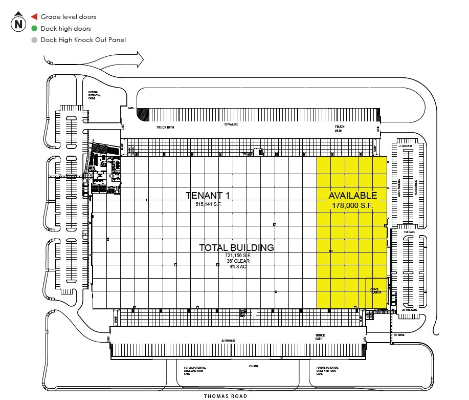 17780 W Thomas Rd, Goodyear, AZ à louer Plan de site– Image 1 sur 1