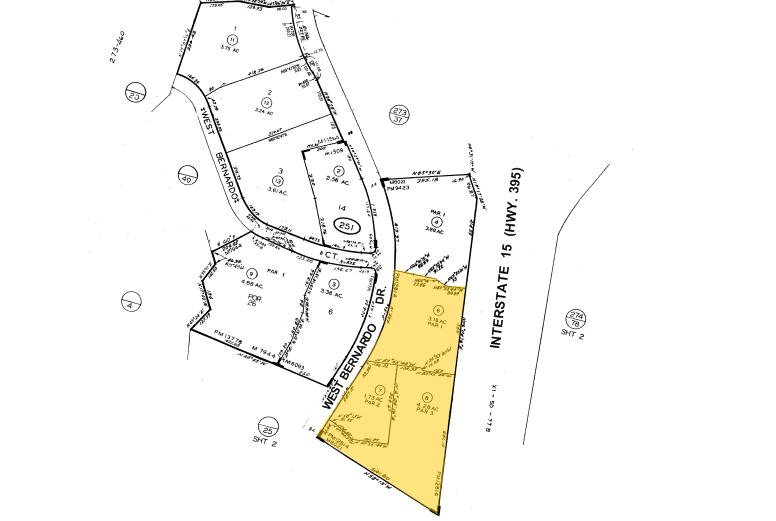 16835 W Bernardo Dr, San Diego, CA à louer - Plan cadastral – Image 2 sur 5