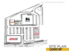 17495 US Route 1, Ruther Glen, VA à louer Plan de site– Image 1 sur 1