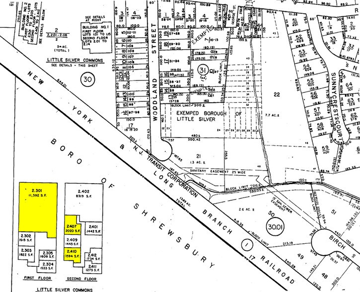180 White Rd, Little Silver, NJ à louer - Plan cadastral – Image 2 sur 78