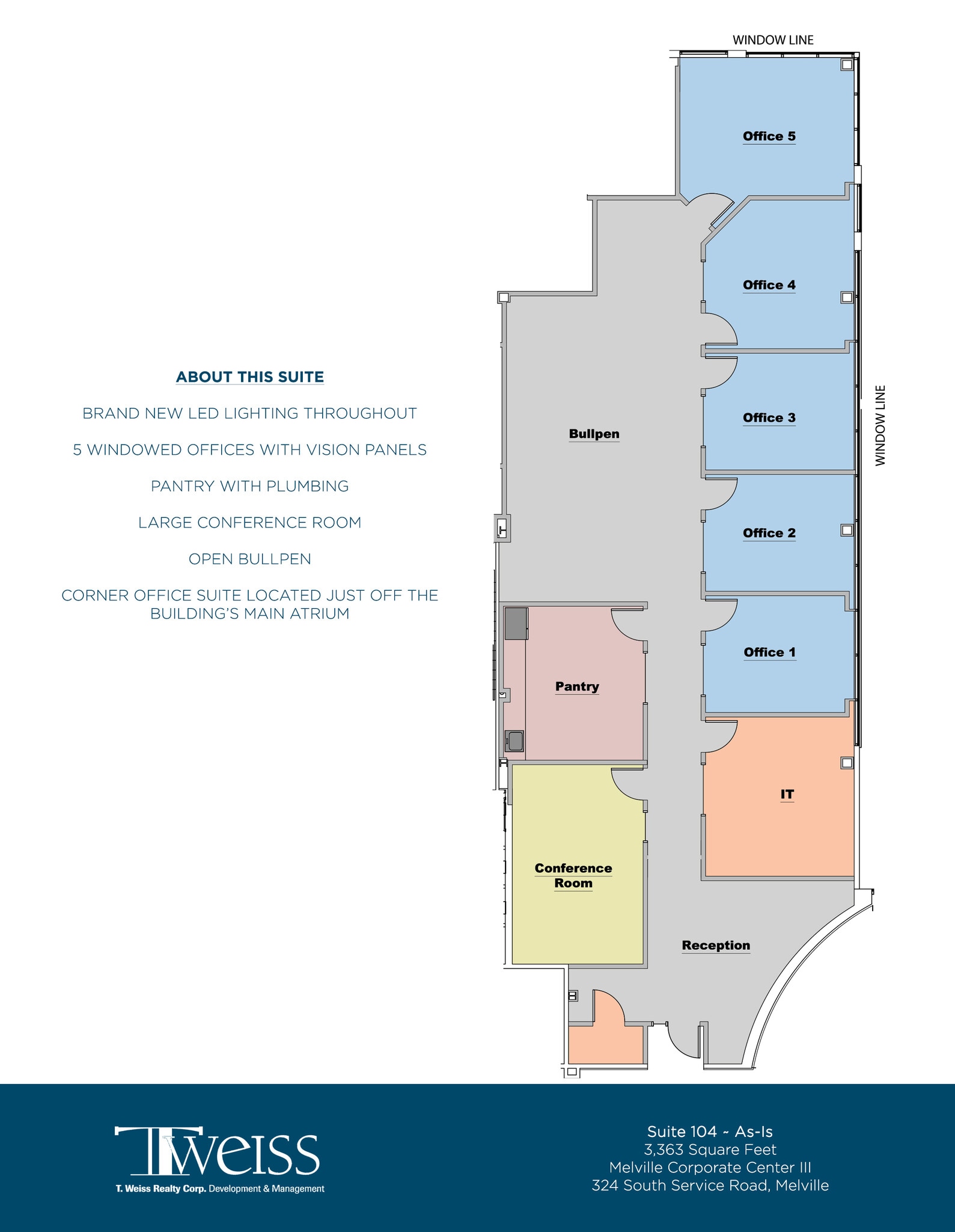 324 S Service Rd, Melville, NY à louer Plan d’étage– Image 1 sur 1