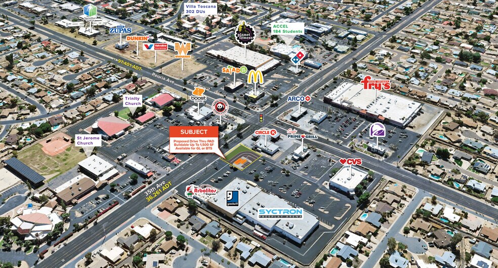 3514-3522 W Peoria Ave, Phoenix, AZ à louer - Photo de l’immeuble – Image 1 sur 15