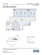 1299 Ocean Ave, Santa Monica, CA à louer Plan d’étage– Image 1 sur 1