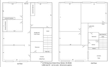 11731-11737 Bowman Green Dr, Reston, VA à louer Plan d’étage– Image 1 sur 22