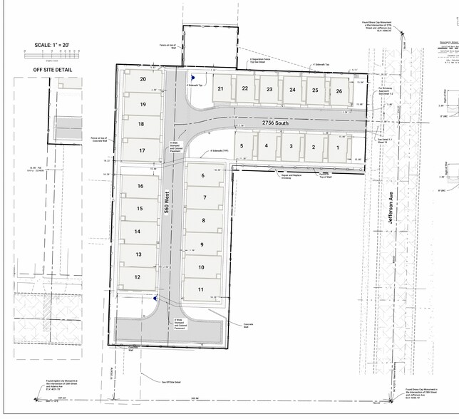 2731 S Jefferson Ave, Ogden, UT à vendre - Plan de site – Image 2 sur 3