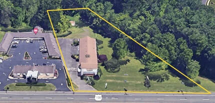 133 Route 130, Bordentown, NJ - Vue aérienne vue de carte