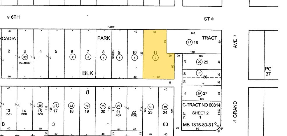 631 W 6th St, San Pedro, CA à vendre - Plan cadastral – Image 2 sur 3
